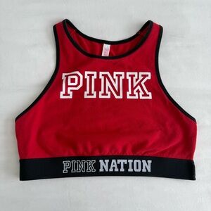 Y2K Victoria’s Secret PINK Nation Crop Top/ Sports Bra
